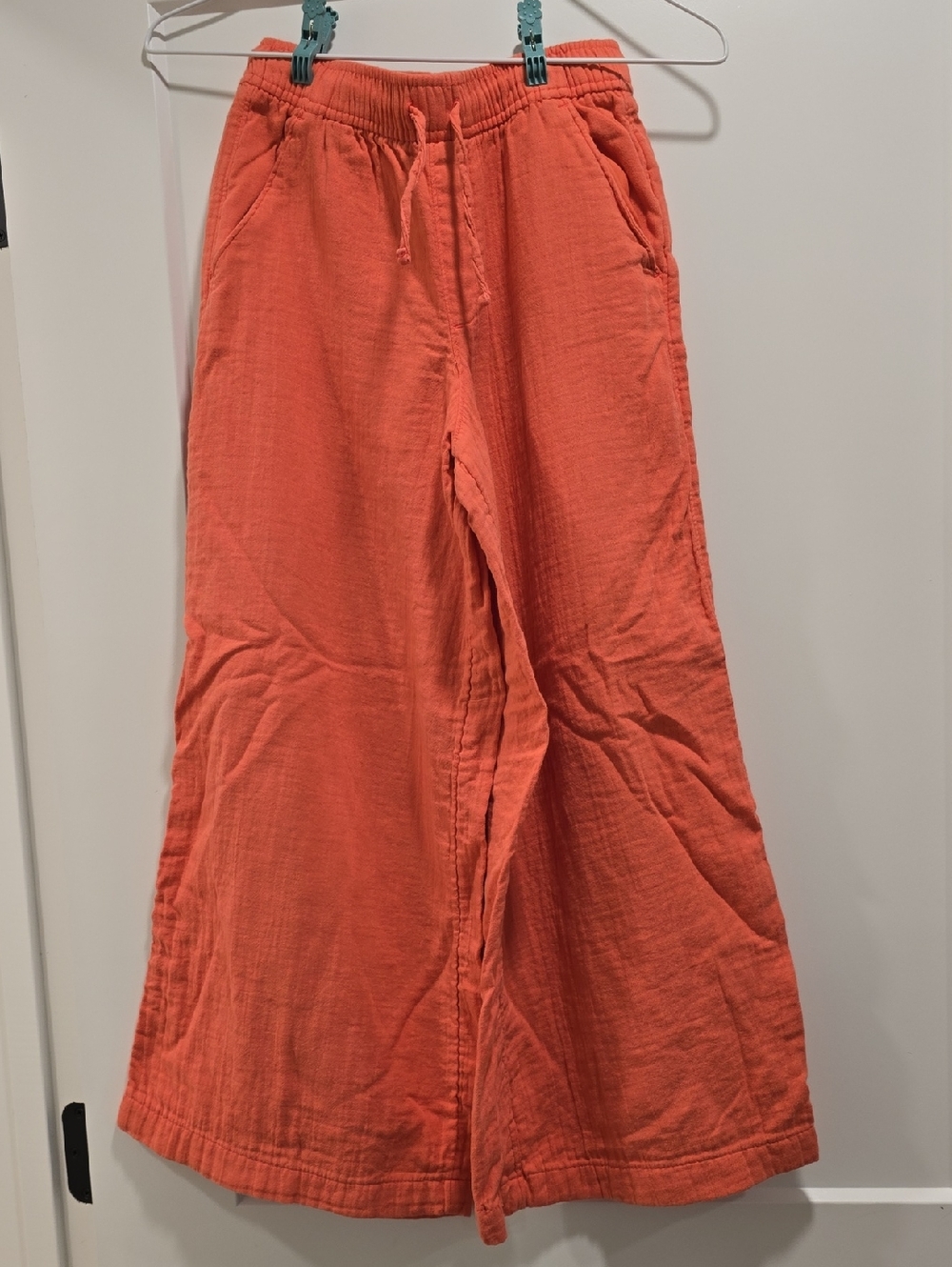 Old Navy Coral Wide-Leg Kids Pants Size 10/12